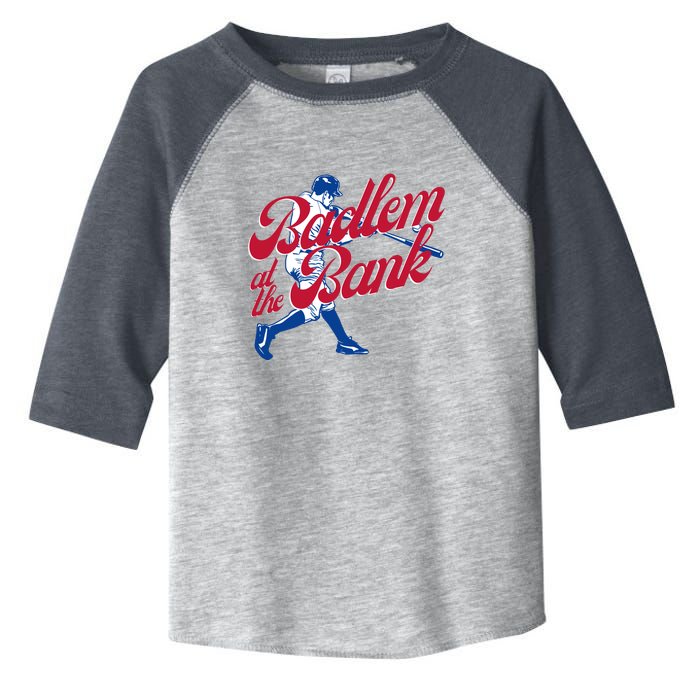 Philly Bedlam At The Bank Philadelphia Phillies Baseball Toddler Fine Jersey T-Shirt