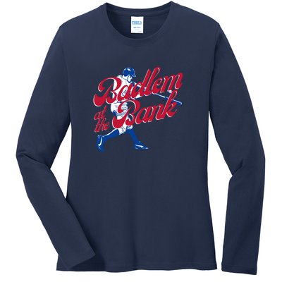 Philly Bedlam At The Bank Philadelphia Phillies Baseball Ladies Long Sleeve Shirt