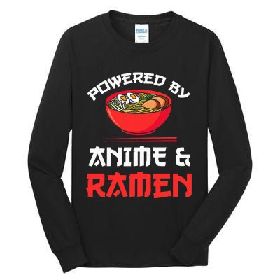 Powered by Anime & Ra Merchandise Tall Long Sleeve T-Shirt