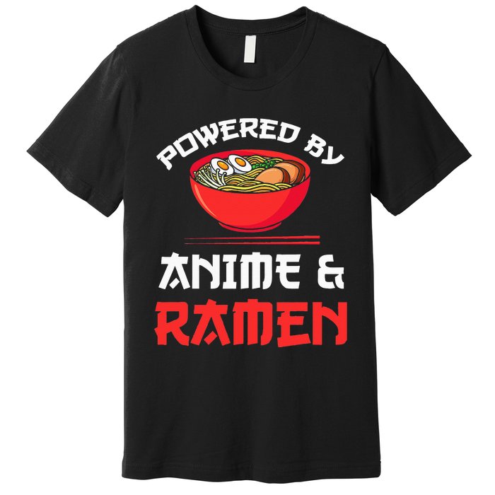 Powered by Anime & Ra Merchandise Premium T-Shirt