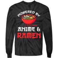 Powered by Anime & Ra Merchandise Tie-Dye Long Sleeve Shirt