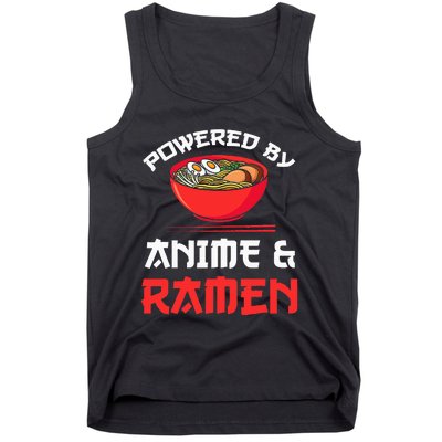 Powered by Anime & Ra Merchandise Tank Top