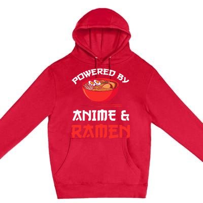 Powered by Anime & Ra Merchandise Premium Pullover Hoodie