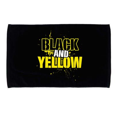 Pittsburgh Black And Yellow Pennsylvania Microfiber Hand Towel