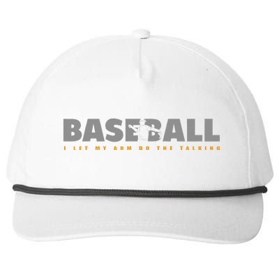 Pitcher Baseball Apparel Baseball Snapback Five-Panel Rope Hat