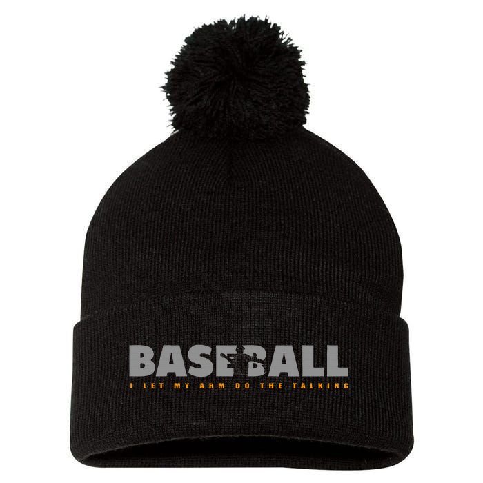 Pitcher Baseball Apparel Baseball Pom Pom 12in Knit Beanie