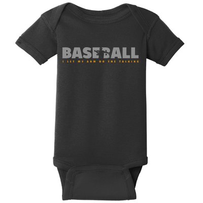 Pitcher Baseball Apparel Baseball Baby Bodysuit