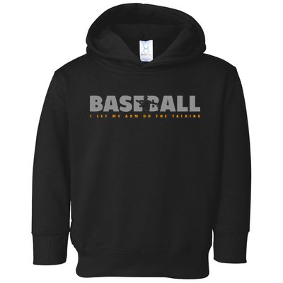Pitcher Baseball Apparel Baseball Toddler Hoodie