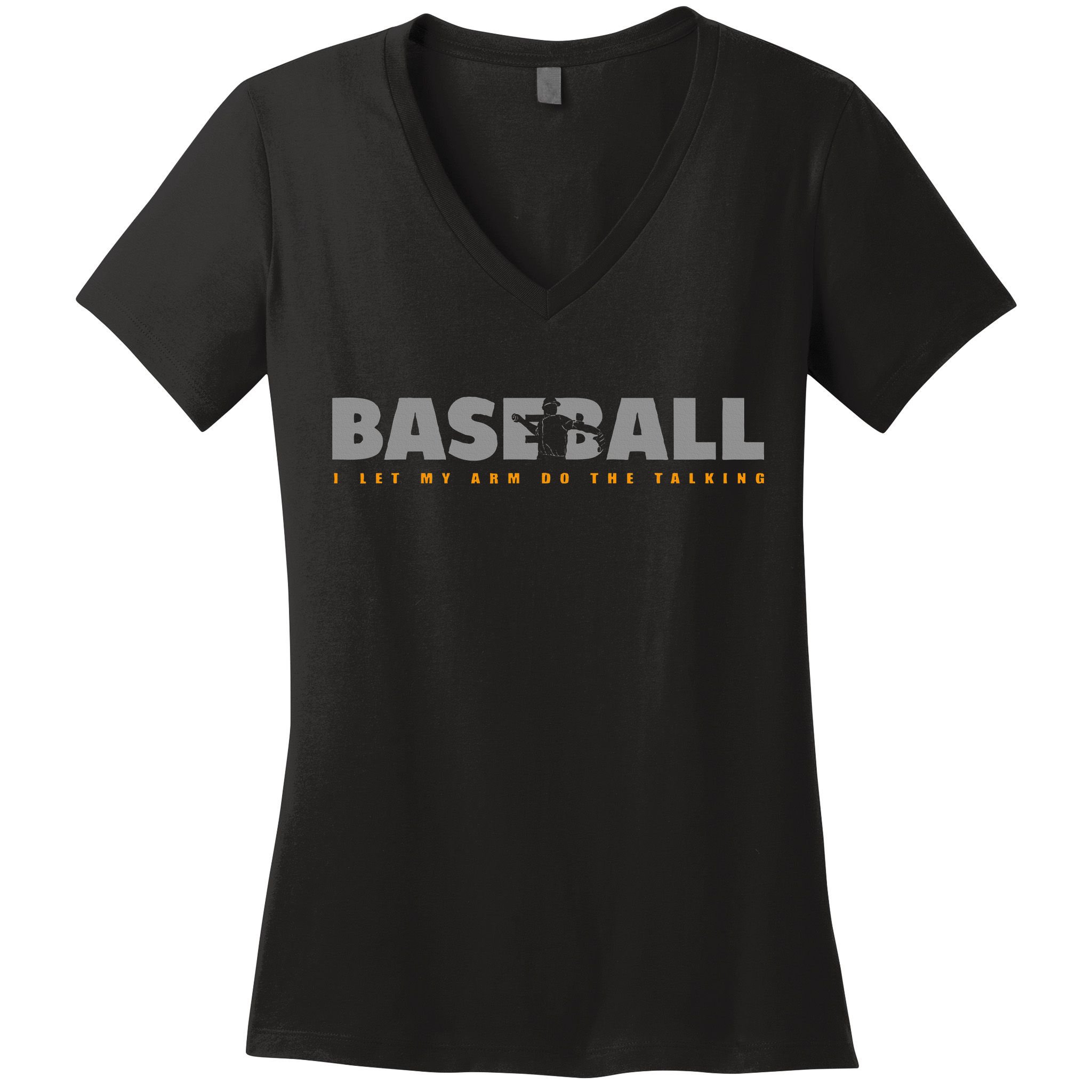 Pitcher Baseball Apparel Baseball Women's V-Neck T-Shirt