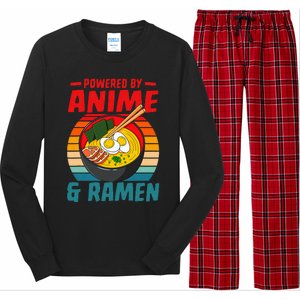 Powered By Anime & Ra Love Noodles  Long Sleeve Pajama Set