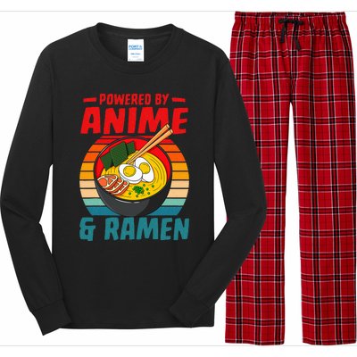 Powered By Anime & Ra Love Noodles  Long Sleeve Pajama Set