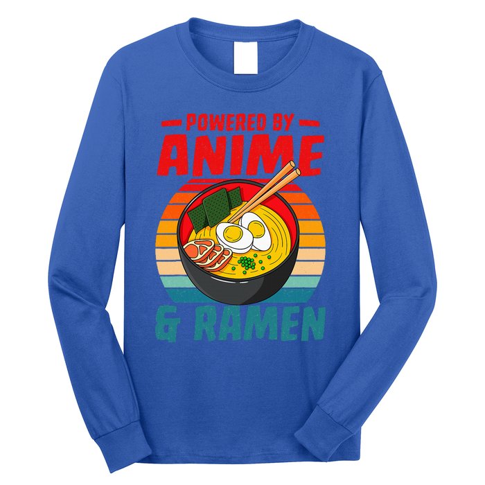 Powered By Anime & Ra Love Noodles  Long Sleeve Shirt