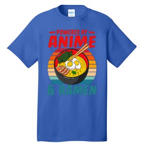 Powered By Anime & Ra Love Noodles  Tall T-Shirt