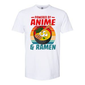 Powered By Anime & Ra Love Noodles  Softstyle CVC T-Shirt