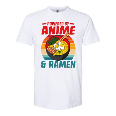 Powered By Anime & Ra Love Noodles  Softstyle CVC T-Shirt