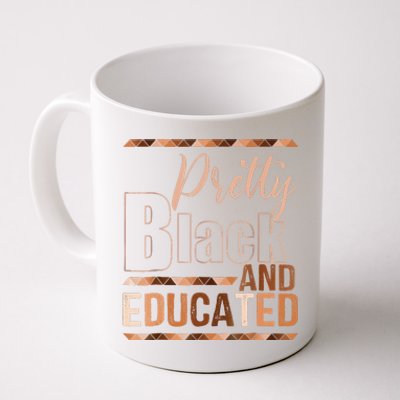 Pretty Black And Educated Bhm African Pride Coffee Mug