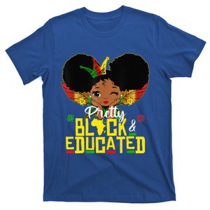 Pretty Black And Educated I Am The Strong African Queen T-Shirt