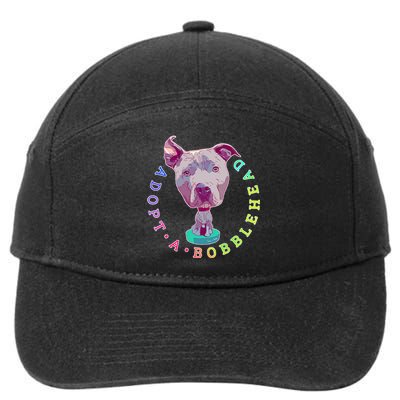 Pit Bull Adopt Rescue Oversized 7-Panel Snapback Hat