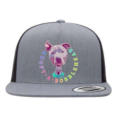 Pit Bull Adopt Rescue Oversized Flat Bill Trucker Hat