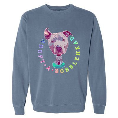 Pit Bull Adopt Rescue Oversized Garment-Dyed Sweatshirt