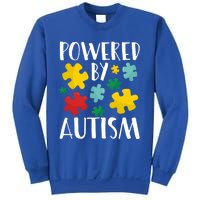 Powered By Autism Be Kind Autism Awareness Cute Gift Sweatshirt