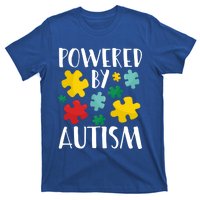 Powered By Autism Be Kind Autism Awareness Cute Gift T-Shirt