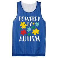 Powered By Autism Be Kind Autism Awareness Cute Gift Mesh Reversible Basketball Jersey Tank