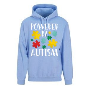 Powered By Autism Be Kind Autism Awareness Cute Gift Unisex Surf Hoodie