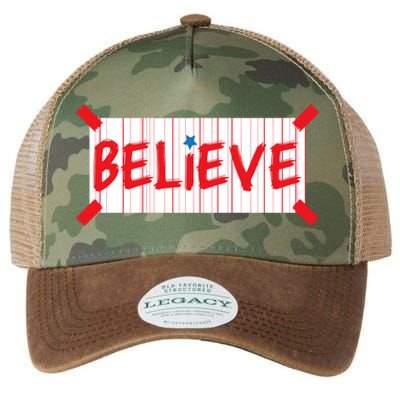 Philadelphia Baseball Believe Legacy Tie Dye Trucker Hat