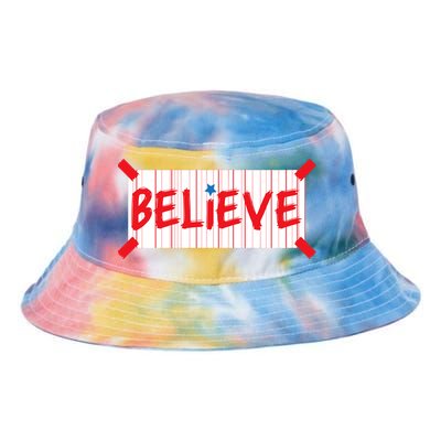 Philadelphia Baseball Believe Tie Dye Newport Bucket Hat