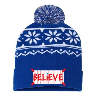 Philadelphia Baseball Believe USA-Made Snowflake Beanie