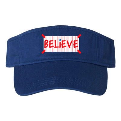 Philadelphia Baseball Believe Valucap Bio-Washed Visor