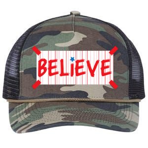 Philadelphia Baseball Believe Retro Rope Trucker Hat Cap