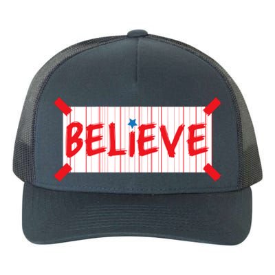 Philadelphia Baseball Believe Yupoong Adult 5-Panel Trucker Hat