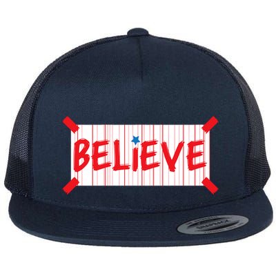 Philadelphia Baseball Believe Flat Bill Trucker Hat