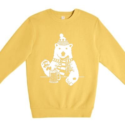 Polar Bear Beer Premium Crewneck Sweatshirt