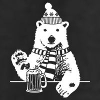 Polar Bear Beer Hat