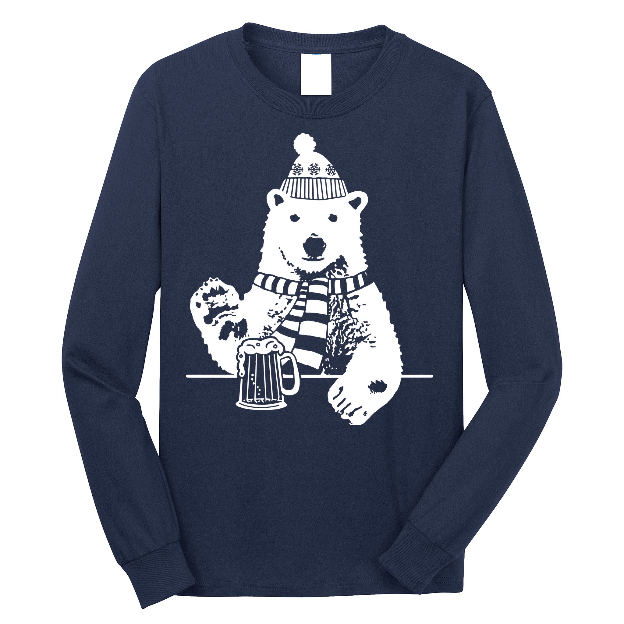 Polar Bear Beer Long Sleeve Shirt