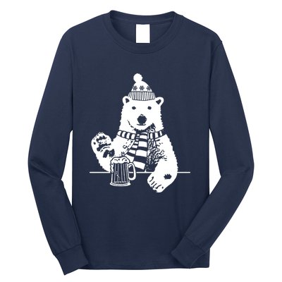 Polar Bear Beer Long Sleeve Shirt