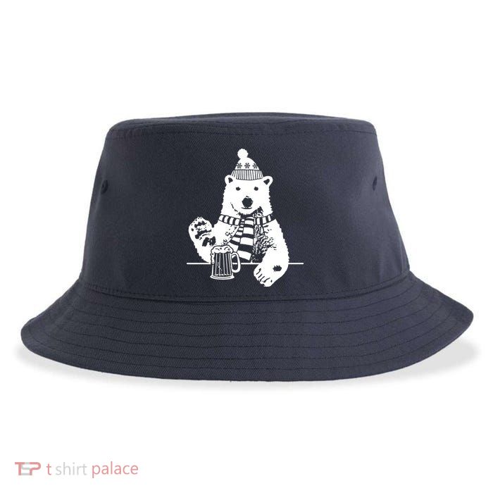 Polar Bear Beer Sustainable Bucket Hat