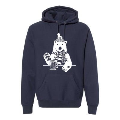 Polar Bear Beer Premium Hoodie