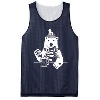 Polar Bear Beer Mesh Reversible Basketball Jersey Tank