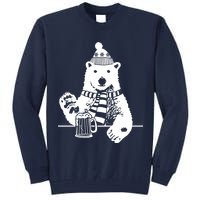Polar Bear Beer Tall Sweatshirt