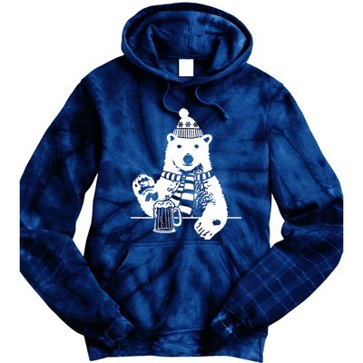 Polar Bear Beer Tie Dye Hoodie