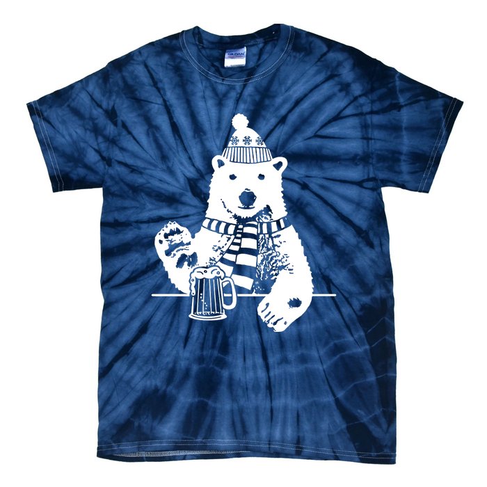 Polar Bear Beer Tie-Dye T-Shirt