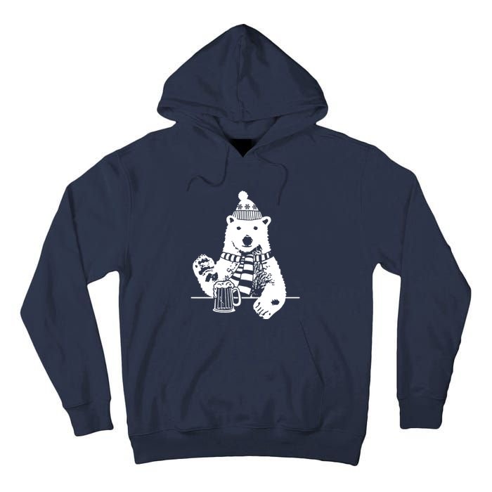 Polar Bear Beer Tall Hoodie