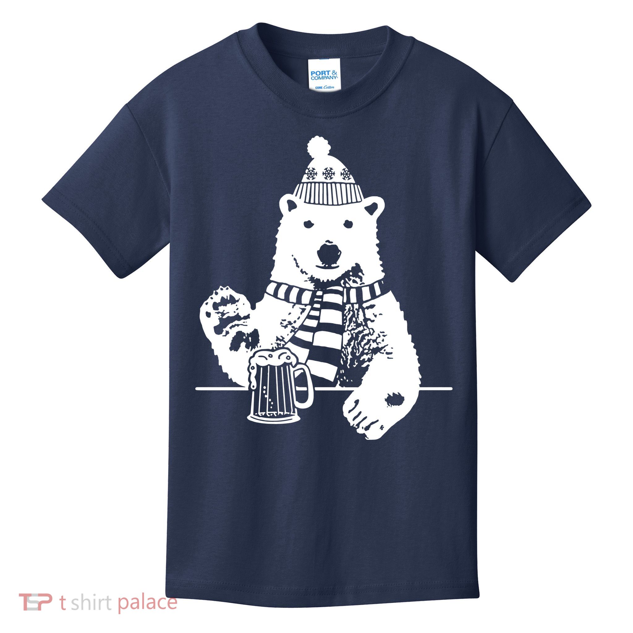 Polar Bear Beer Kids T-Shirt