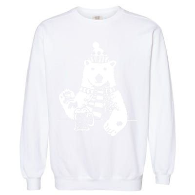 Polar Bear Beer Garment-Dyed Sweatshirt