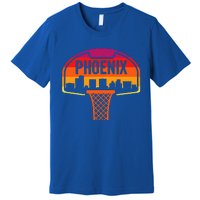 Phoenix Basketball BBall Vintage Retro Sunset Game Fan Premium T-Shirt