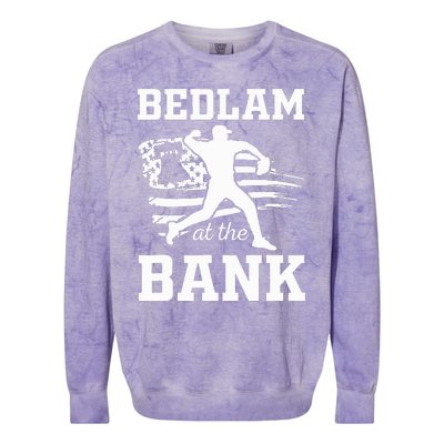 P.H.I.L.L.Y Bedlam Bedlam At The Bank Philadelphia Baseball Colorblast Crewneck Sweatshirt